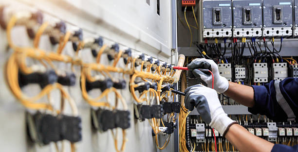 Professional Electrician technician working in Sappington, MO